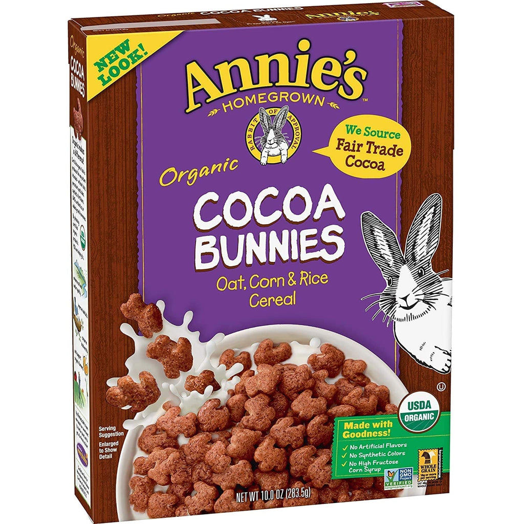 Organic Cocoa Bunnies Oat With Corn & Rice Cereal