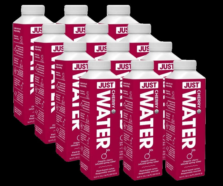 Organic Cherry Infused Spring Water (12 Pack)