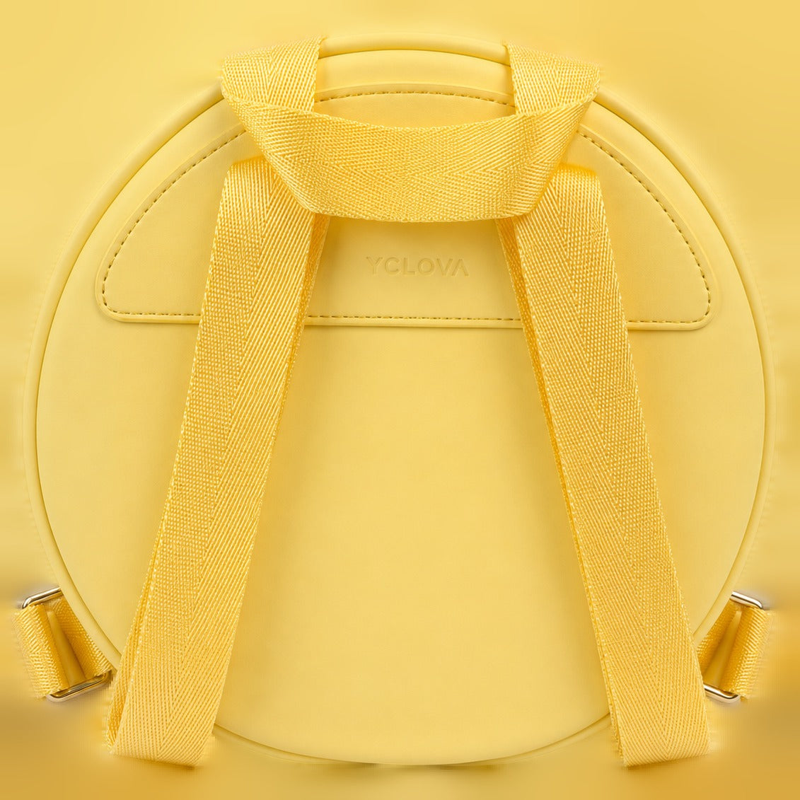 Smiley Icon Backpack - Yellow