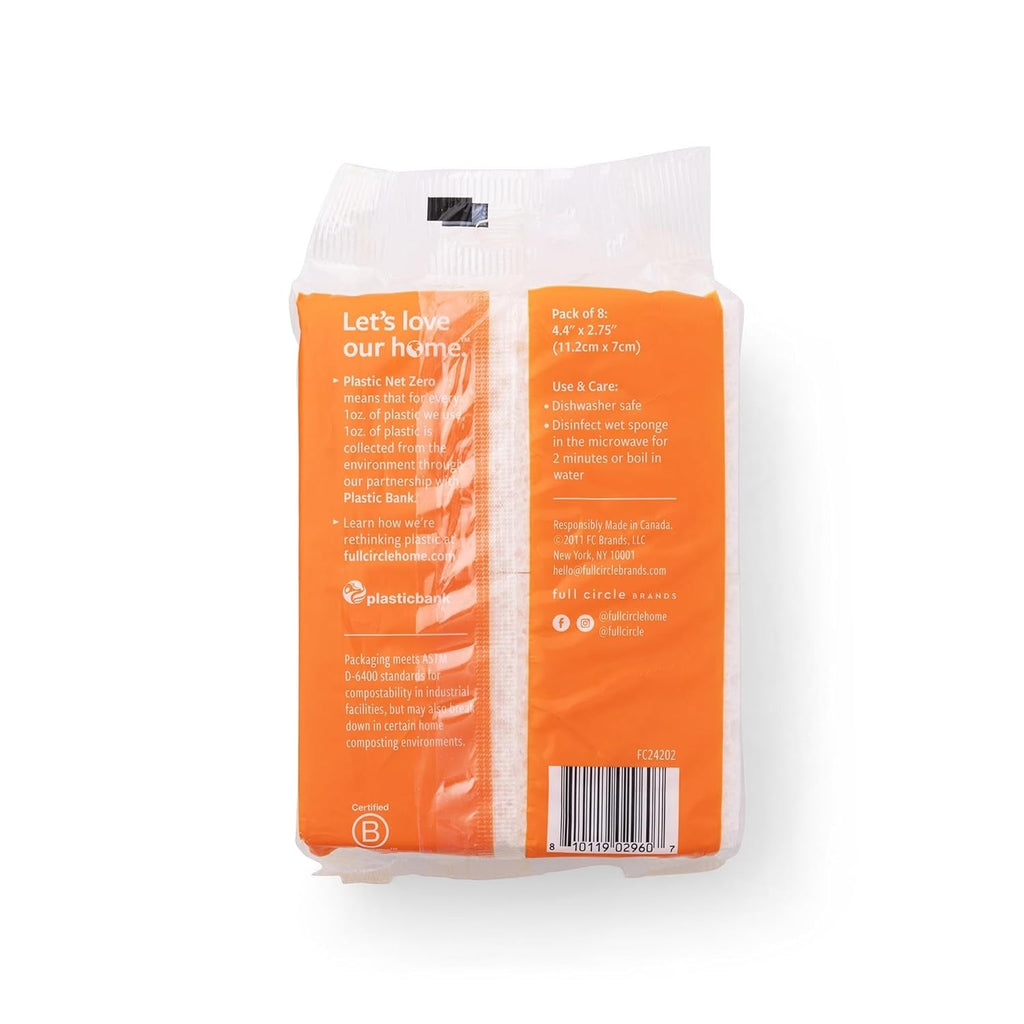 Totally Plant-Based Sponges (8 Pack)