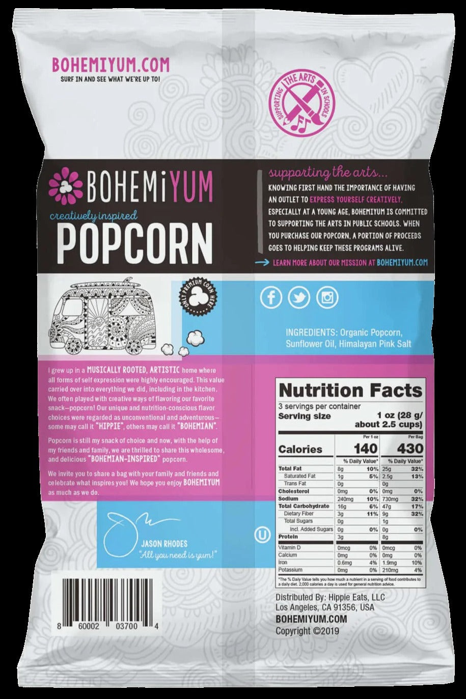 Himalayan Pink Salt Popcorn