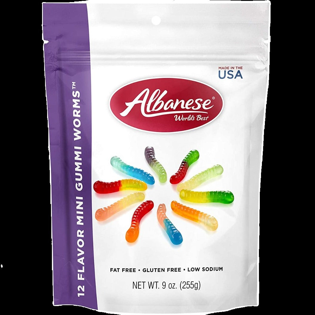 12 Flavor Mini Gummi Worms
