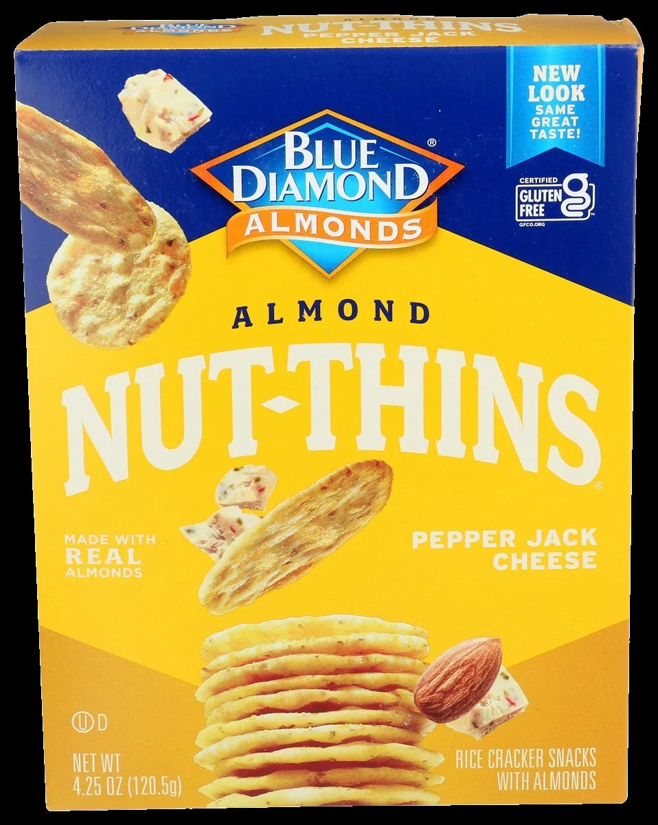 Pepper Jack Cheese & Almonds Rice Cracker