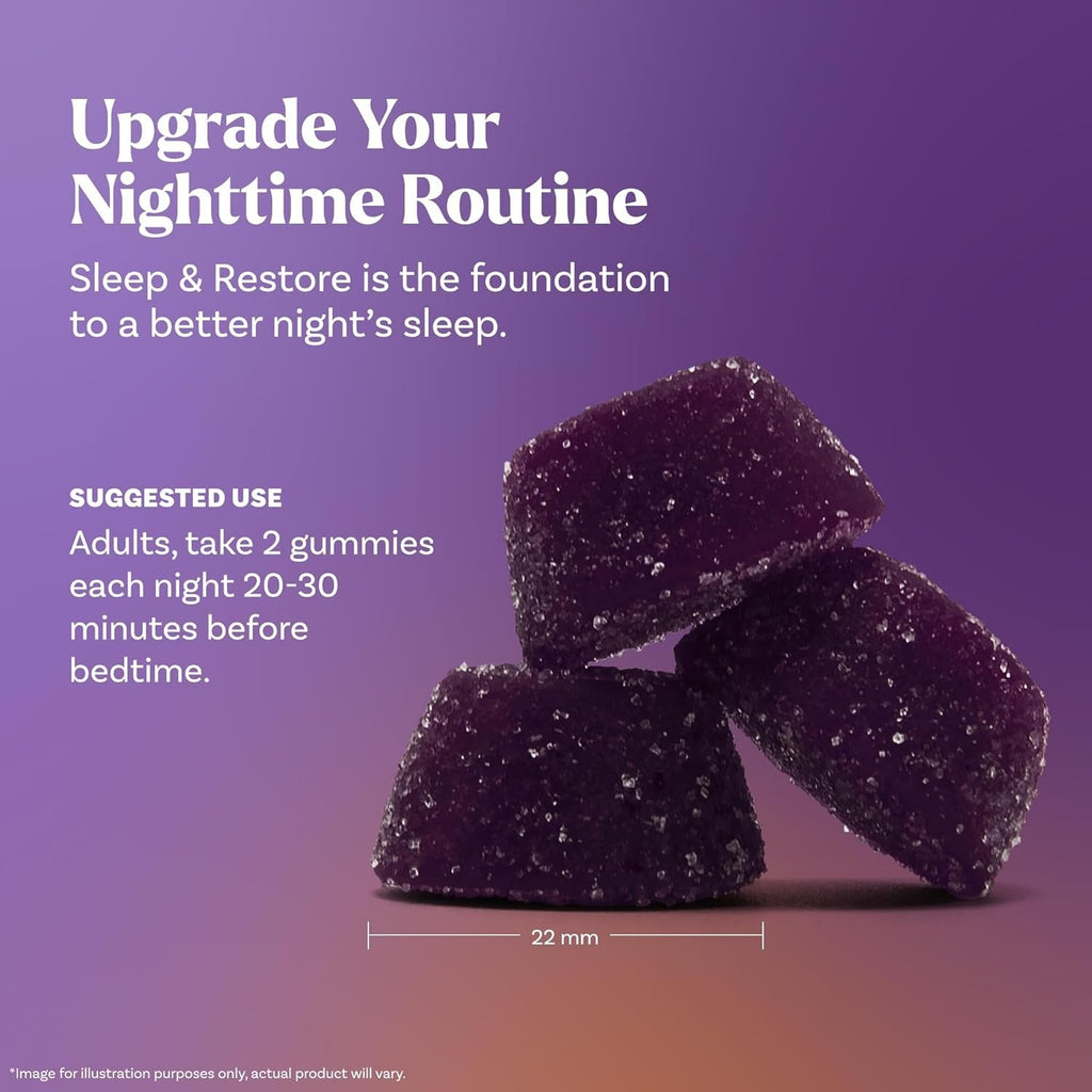 Sleep & Restore Cherry Gummies (60 CT)