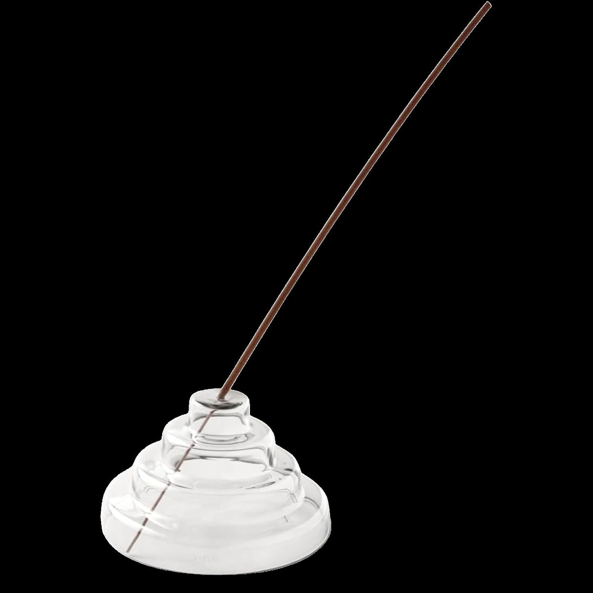 Glass Meso Incense Holder (Clear)