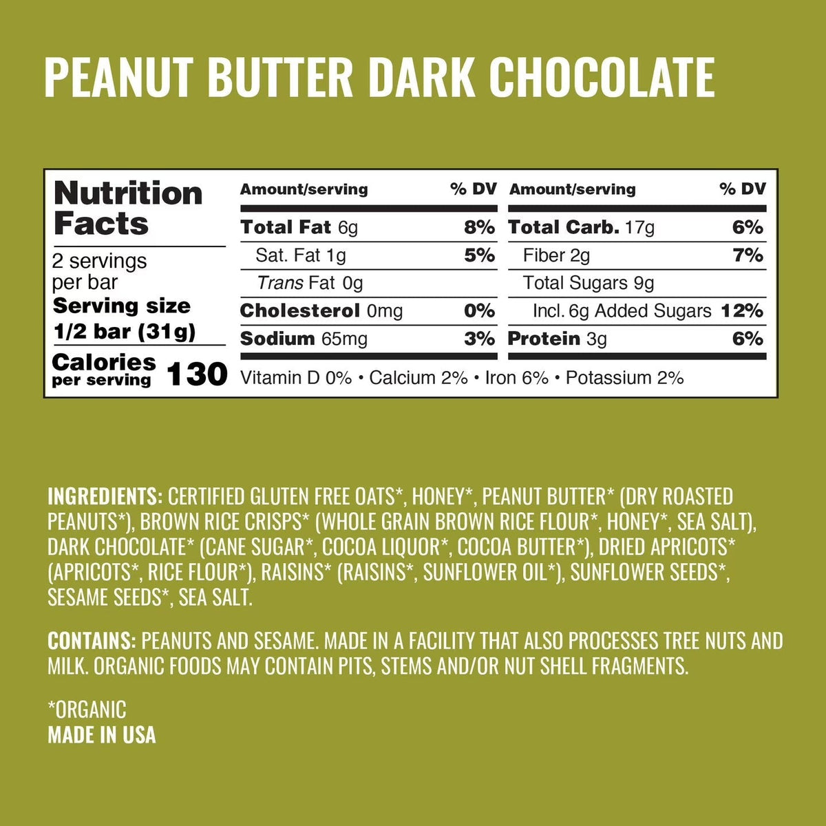 Peanut Butter Dark Chocolate (12 CT)