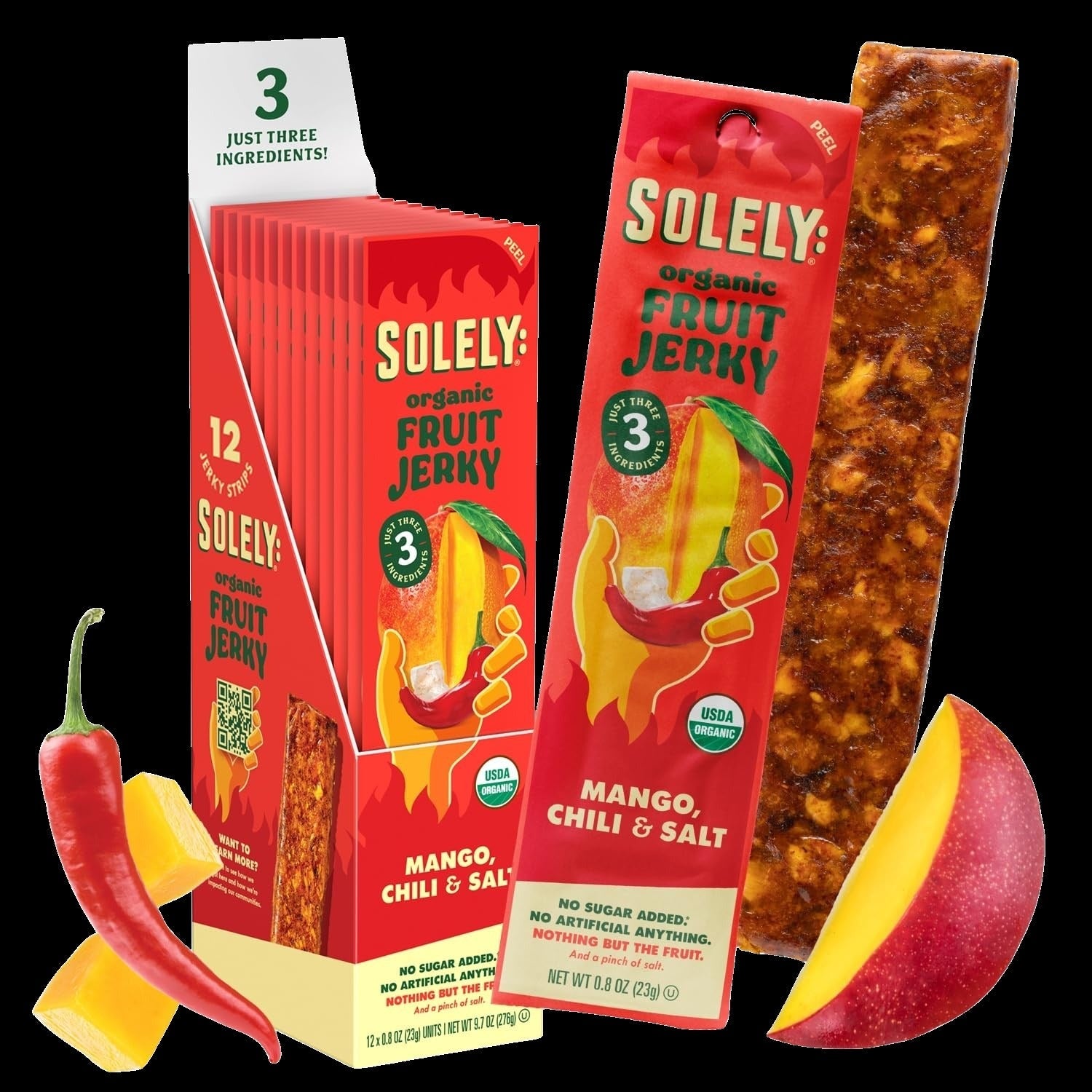 Mango, Chili & Salt Fruit Jerky (12 CT)