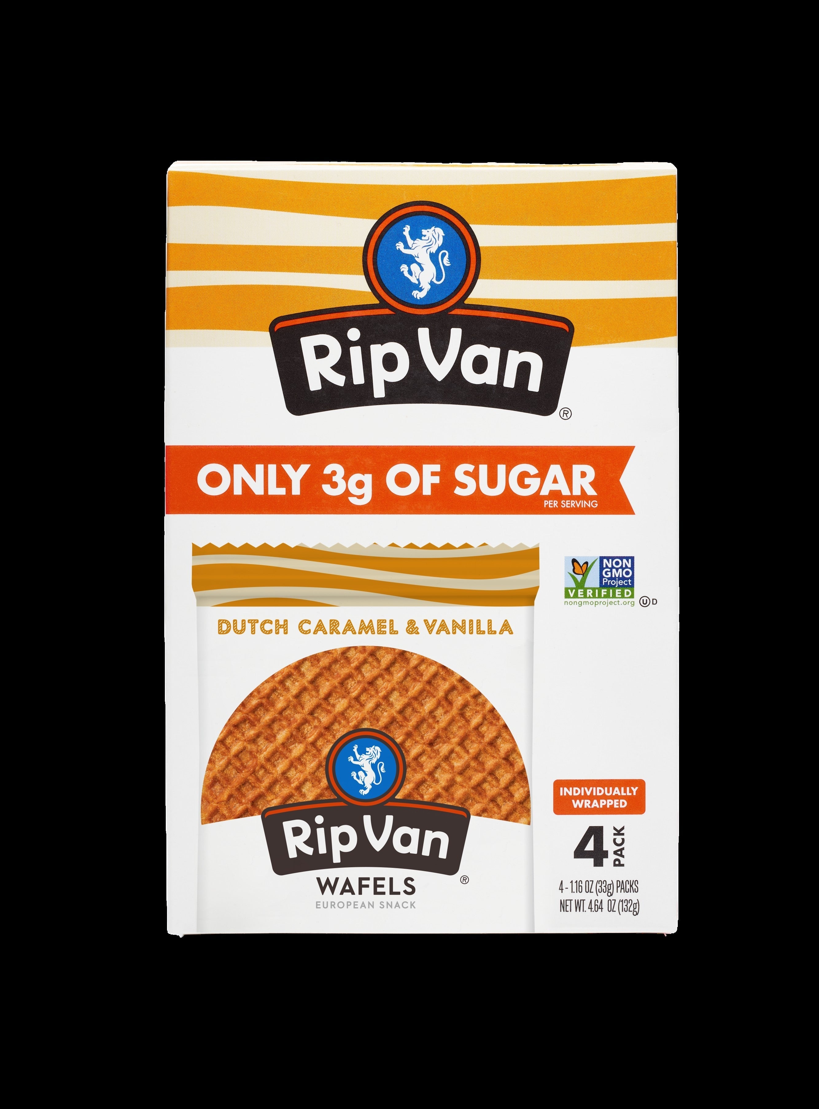 Rip Van Wafels Chocolate Brownie Stroopwafels (4Pack)