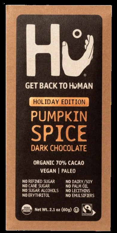 Variety Pack - Pumpkin, Gingerbread, Hazelnut, Mint Chocolate Bars (4 Pack)