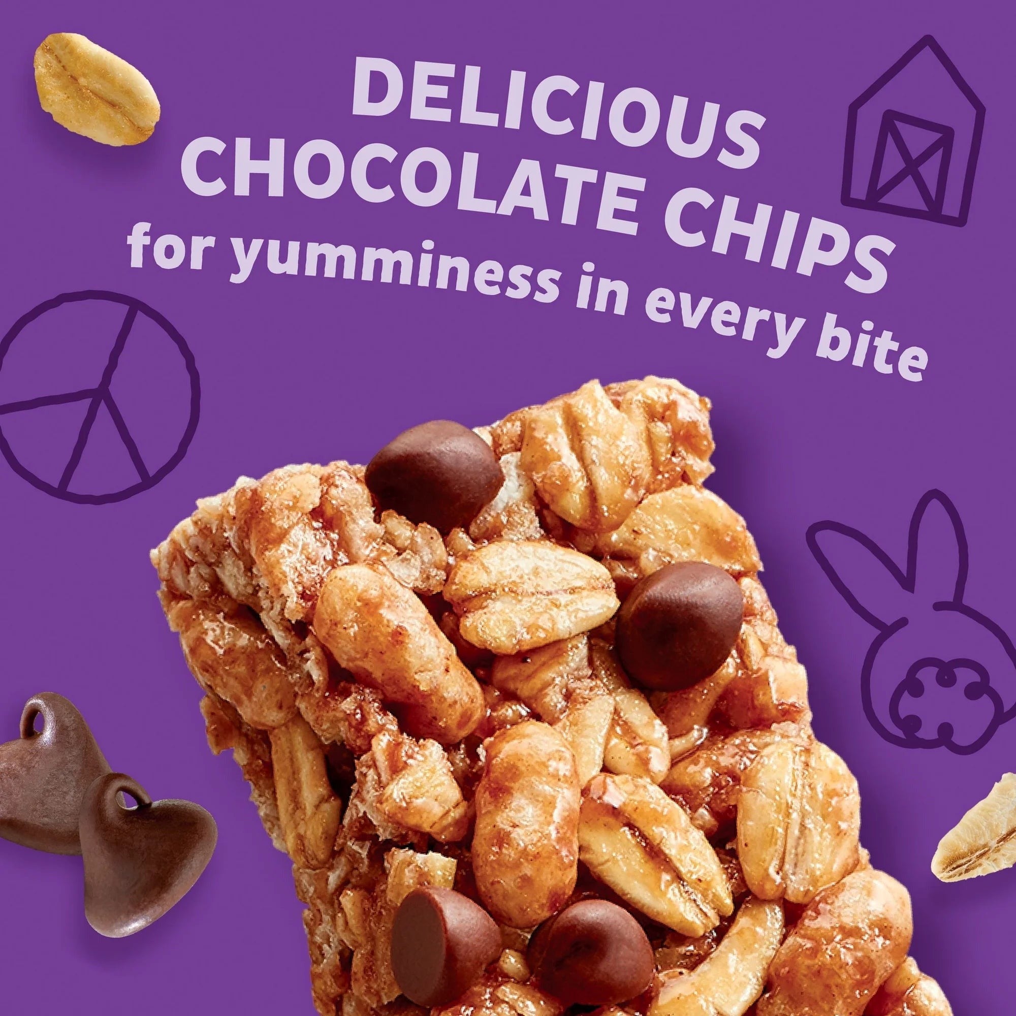 Gluten Free Double Chocolate Chip Granola Bars (5 CT)