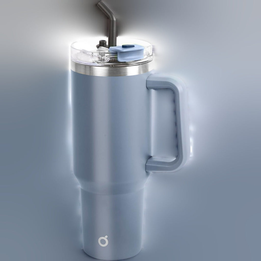 40oz Double Wall Vacuum Insulated Tumbler With Straw - Blue
