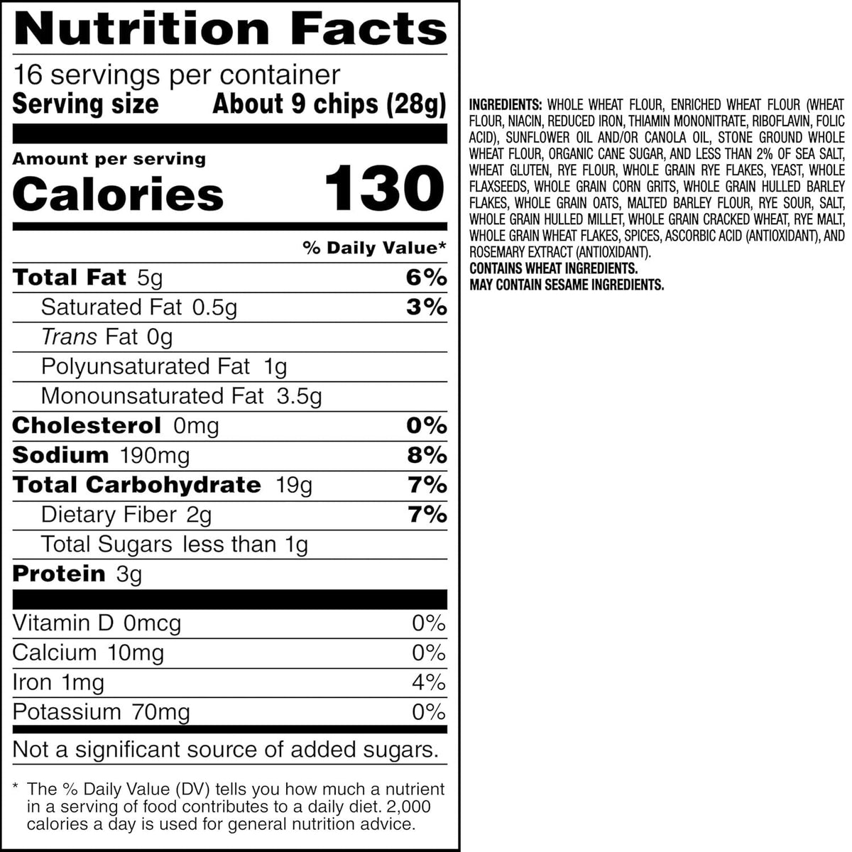 Multigrain Pita Chips
