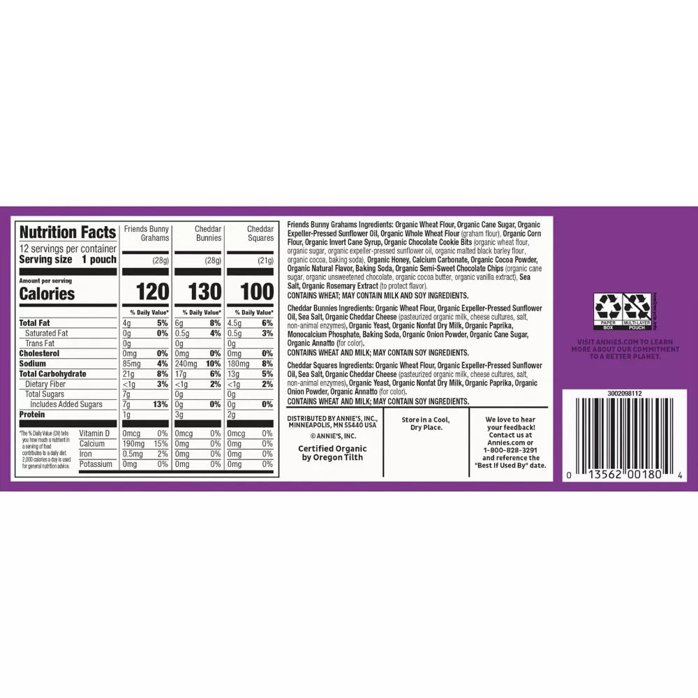 Cookie Cracker Variety Pack (12 CT)