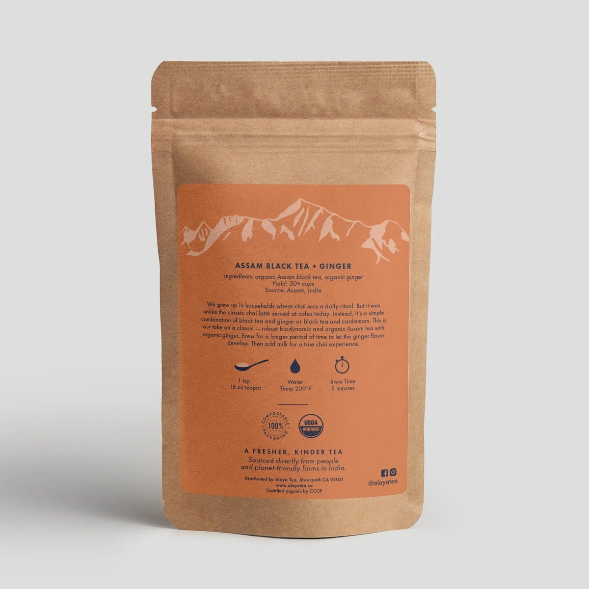 Assam Black Tea With Ginger