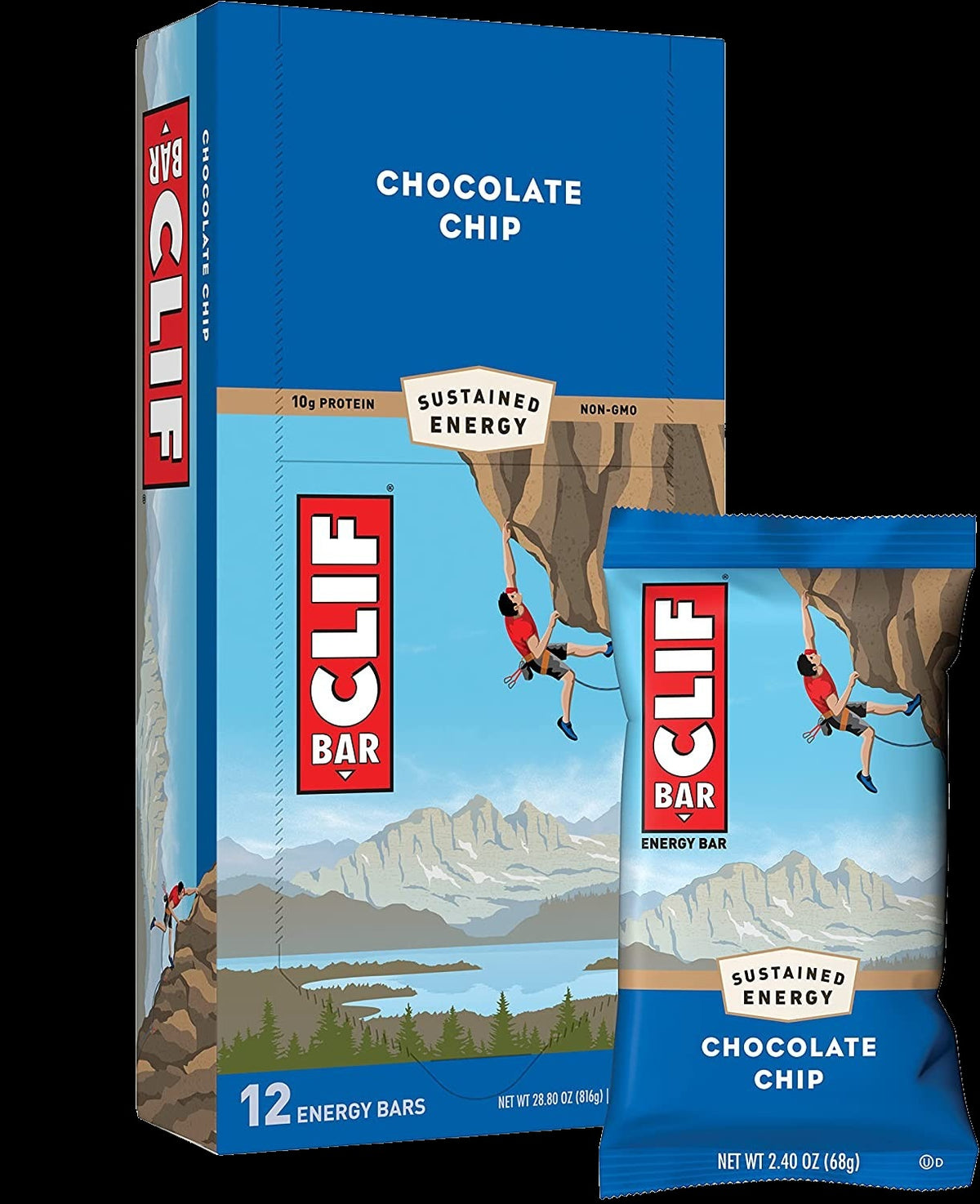 Chocolate Chip Energy Bars (12 CT)