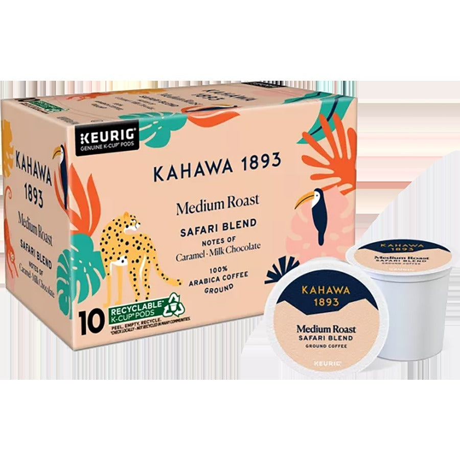 Medium Roast Coffee K-Cup Pods Safari Blend (10 CT)