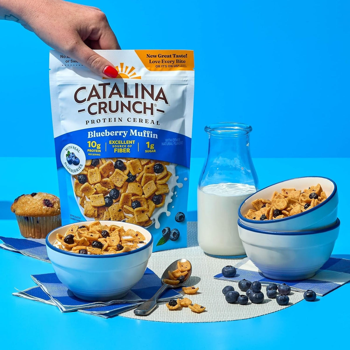 Blueberry Muffin Protein Cereal