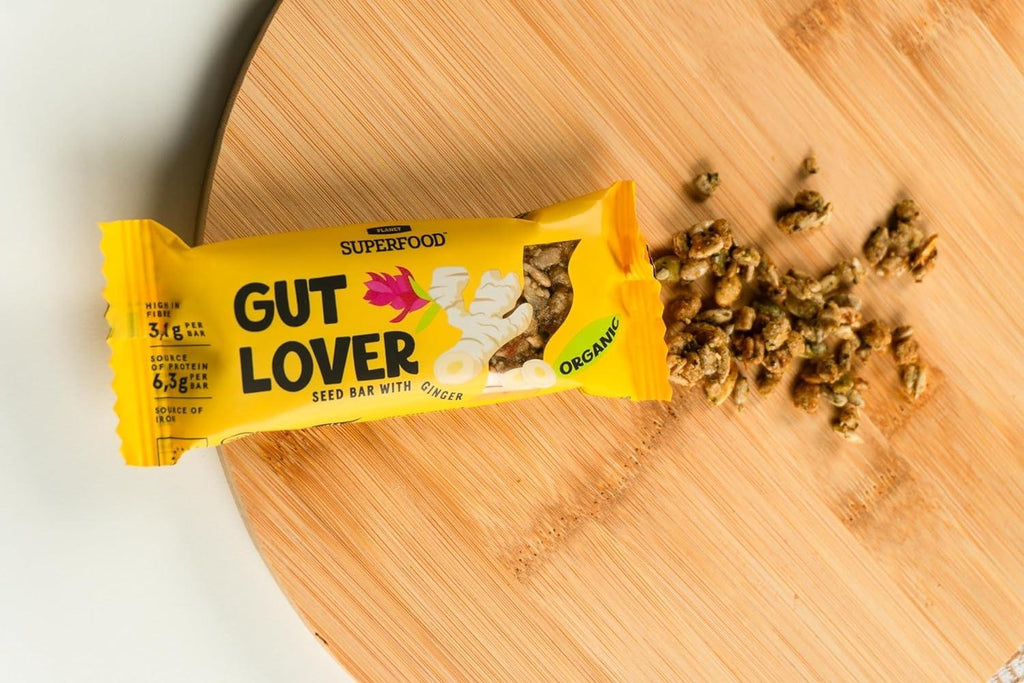 Gut Lover Organic Seed Bar with Ginger (24 CT)