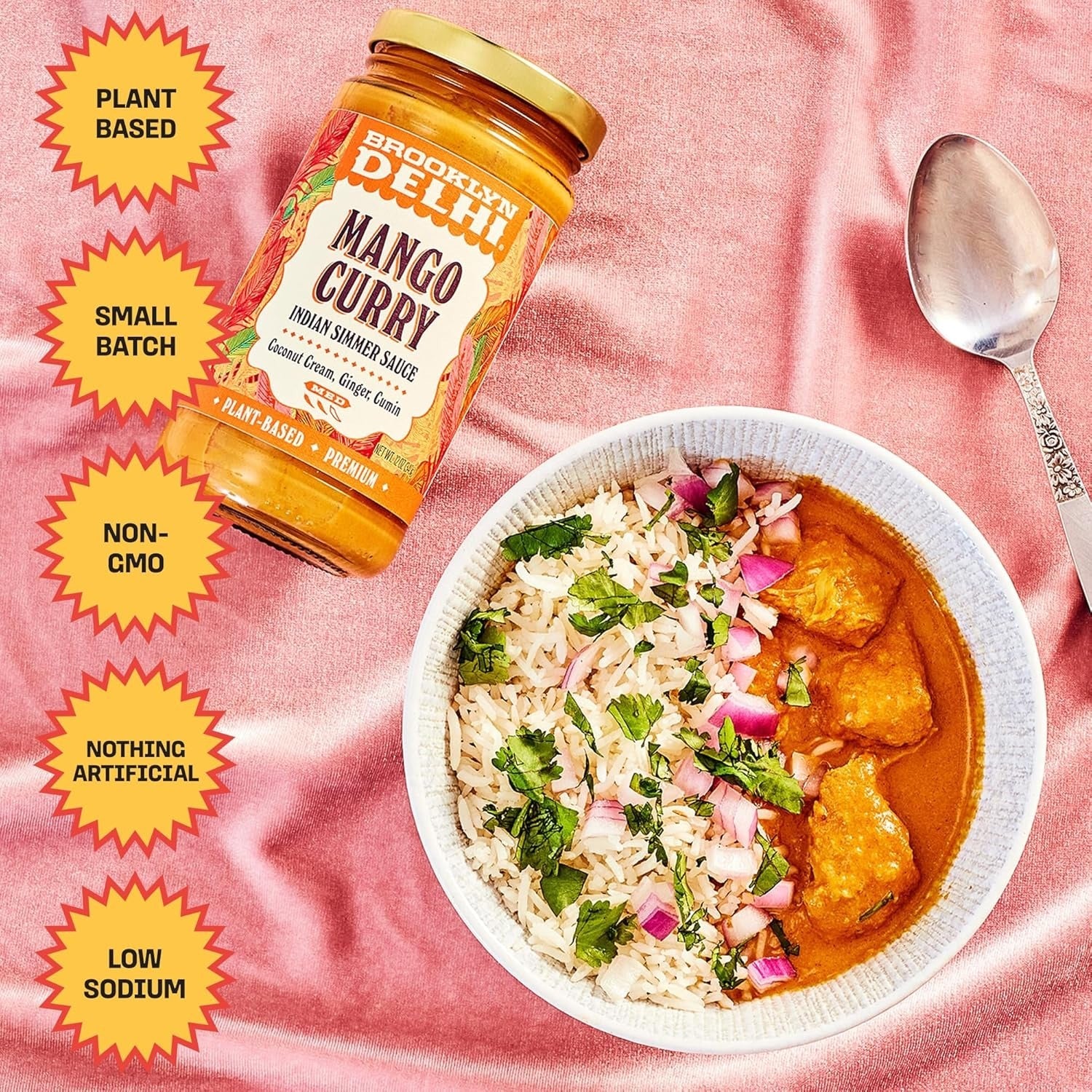 Vegan Mango Curry Indian Simmer Sauce - Mild