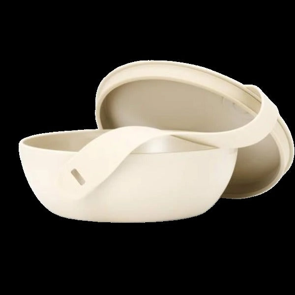 1L Plastic Lunch Bowl - Cream