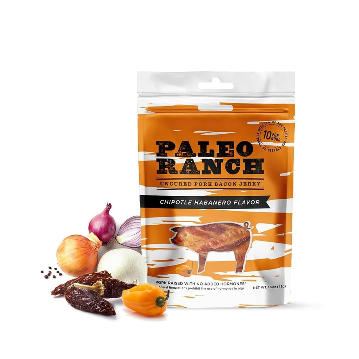 Chipotle Habanero Pork Bacon Jerky (8 Pack)