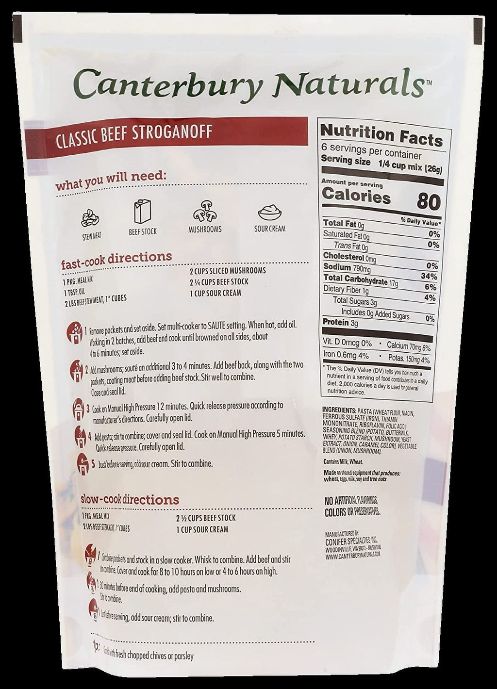 Beef Stroganoff Meal Kit