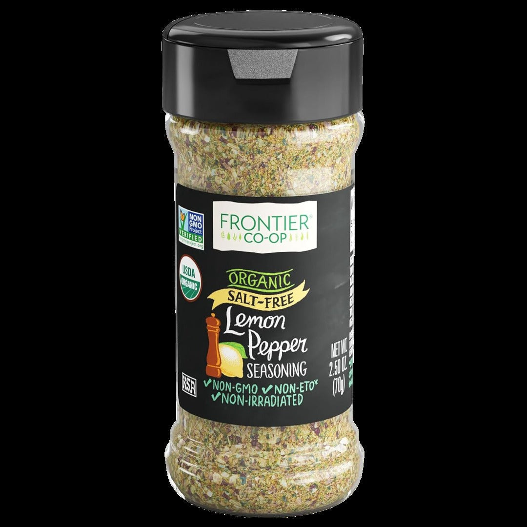 Organic Lemon Pepper Seasoning, Salt-Free