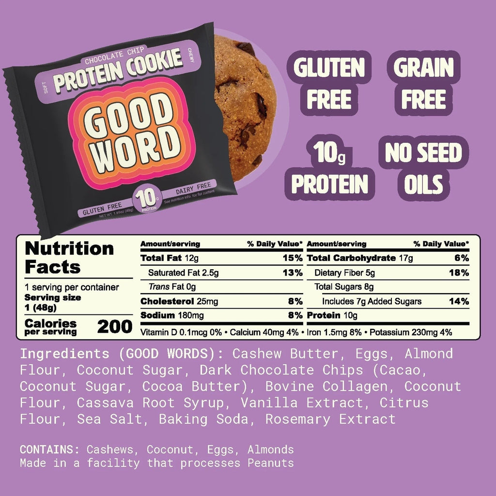 Chocolate Chip Protein Cookie