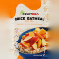 Apple Peach Protein Oatmeal