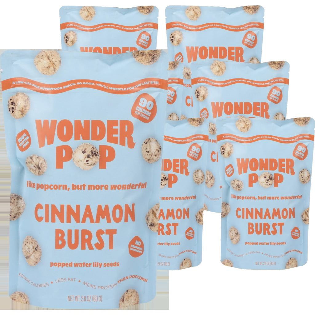 Popped Water Lily Seeds - Cinnamon Burst (6 Pack)