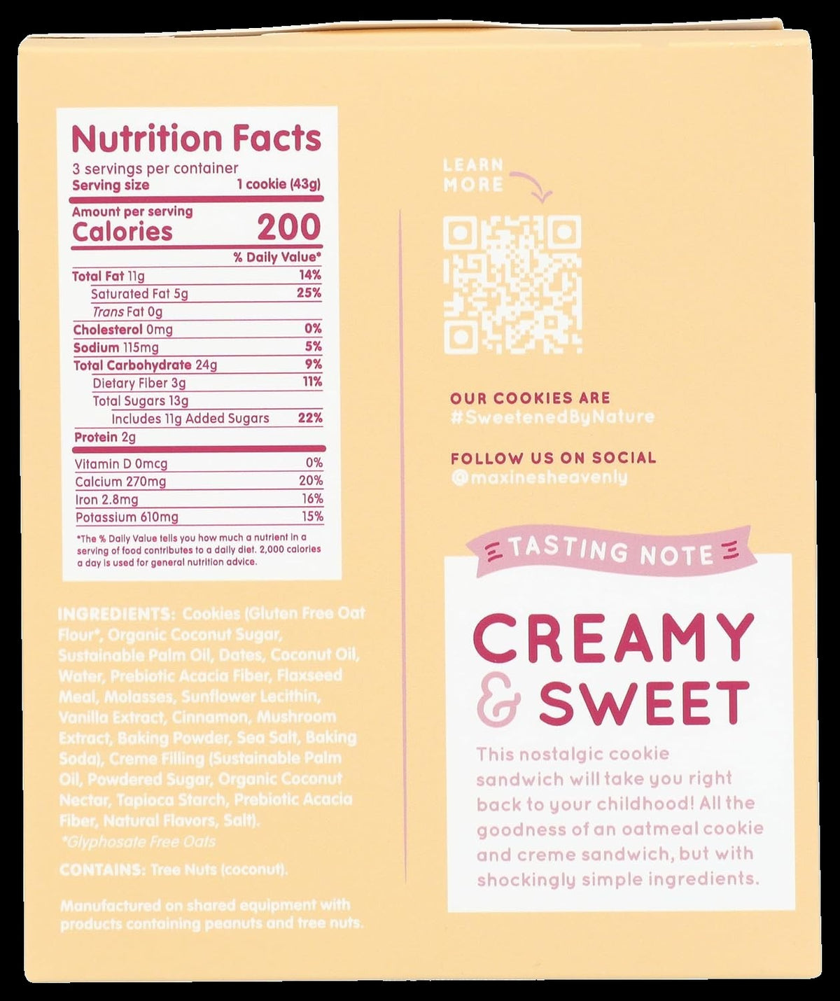 Oatmeal Creme Sandwich (3 CT)