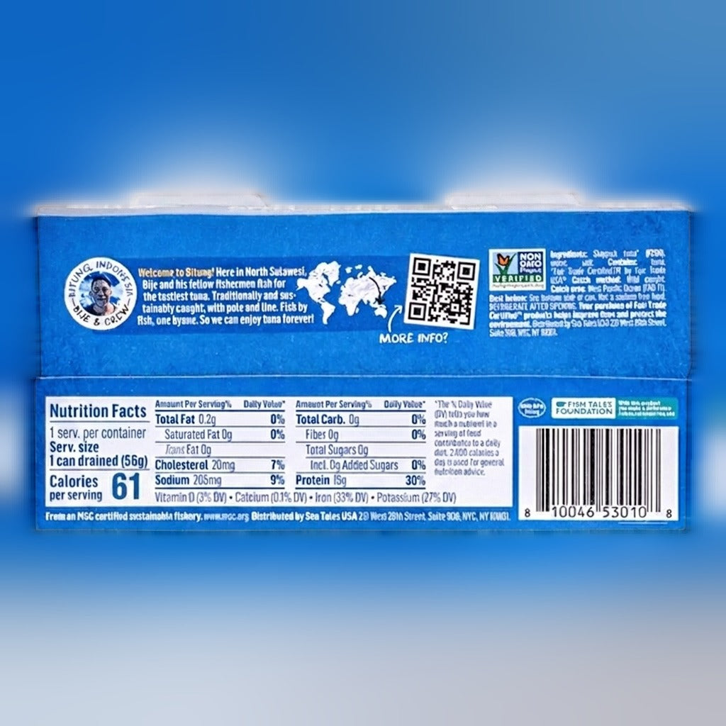 Solid Light Skipjack Wild Tuna In Water (2 Pack)