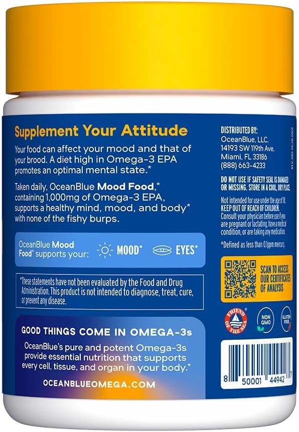 Essentials Mood Food Omega 3 1000mg - Orange (60 CT)