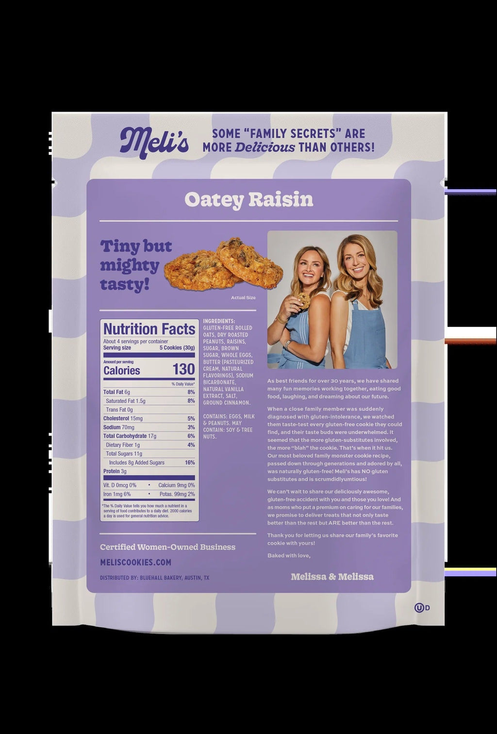 Gluten-Free Oatey Raisin Mini Cookies