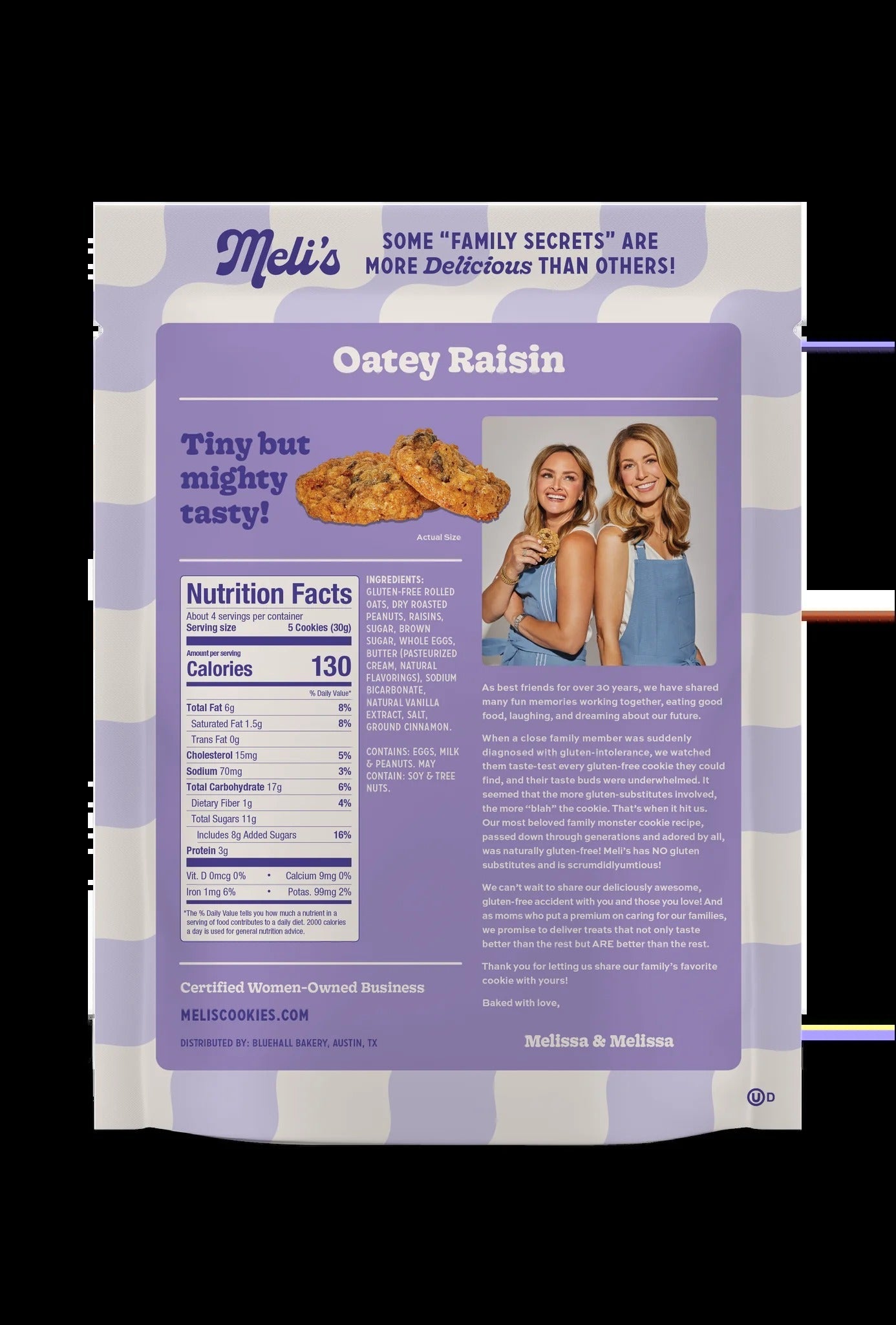 Gluten-Free Oatey Raisin Mini Cookies