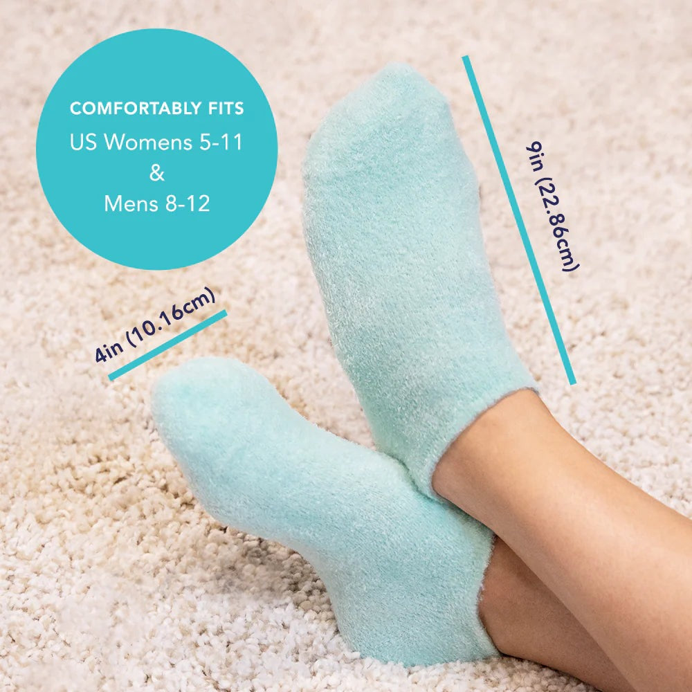 Aloe-Infused Socks in Teal