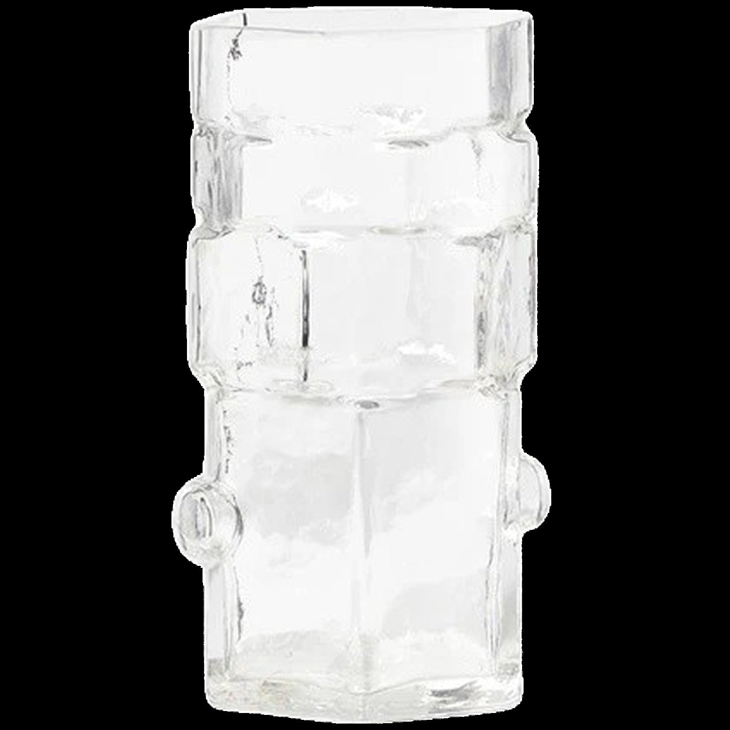 Hex Vase - Clear