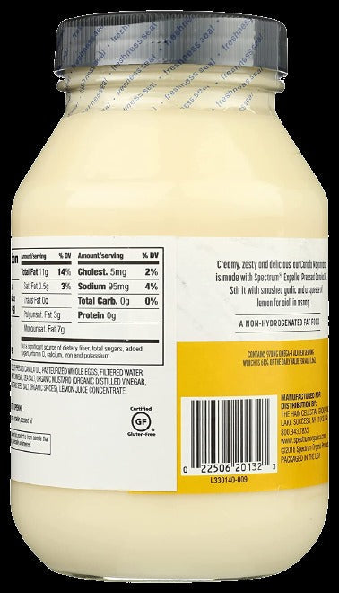 Canola Mayonnaise