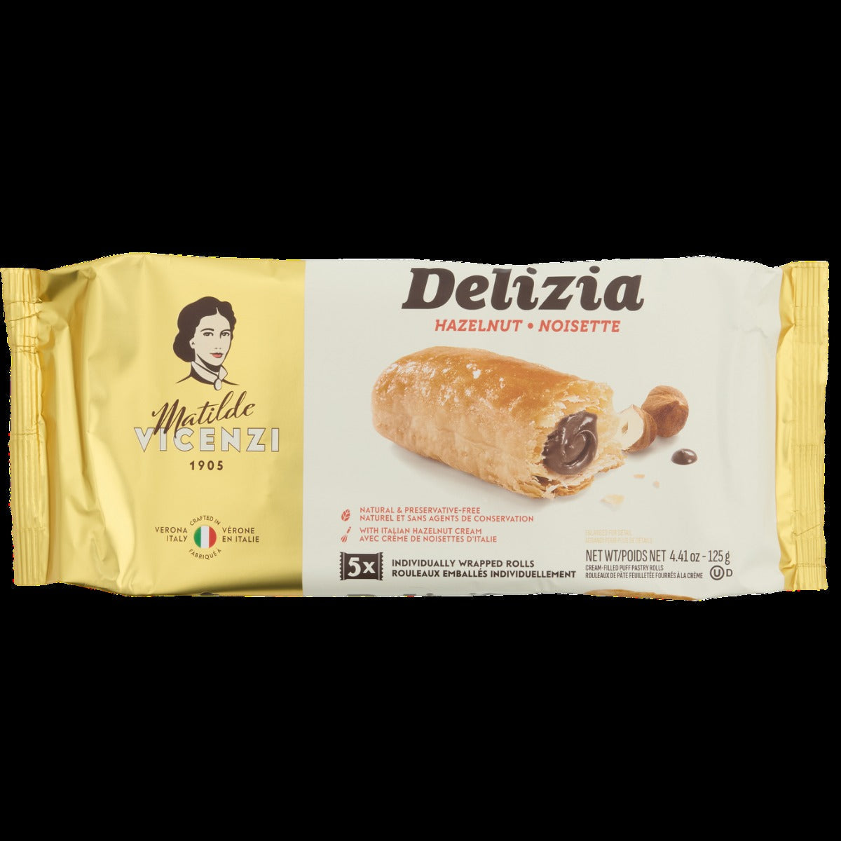 Delizia Hazelnut Cream Puff Pastry