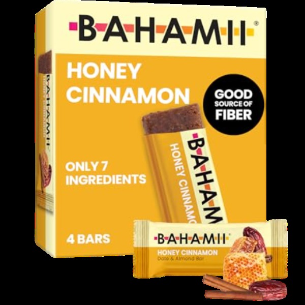 Honey Cinnamon Date & Almond Snack Bars (4 Pack)