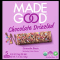 Birthday Cake Chocolate Drizzled Granola Bars