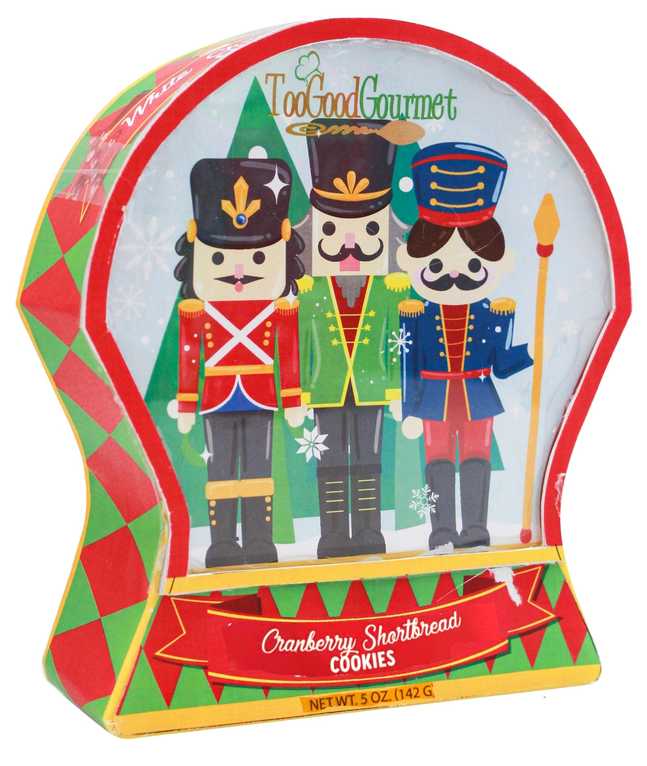 Nutcracker Snow Globe - Cranberry Shortbread Cookies