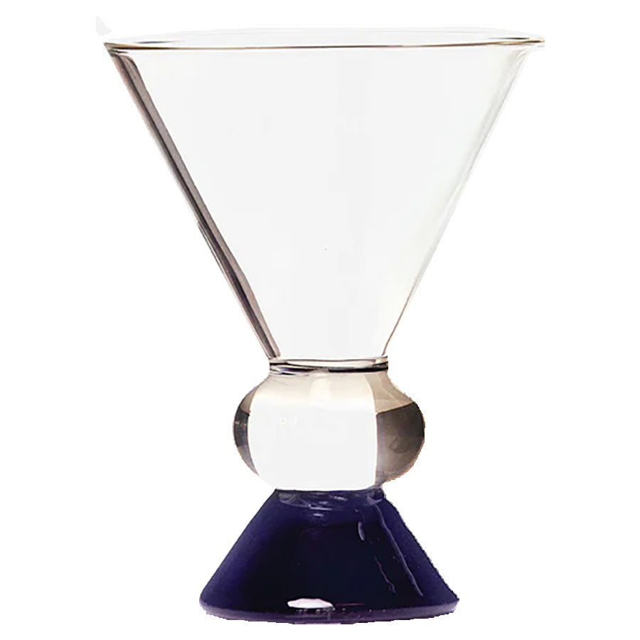 Totem Glass - Clear & Blue