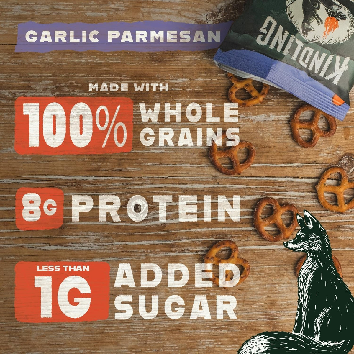 Protein Pretzels - Garlic Parmesan