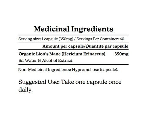 Lion's Mane 8:1 (60 Capsules)