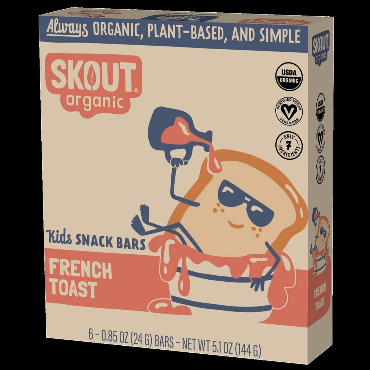 Organic French Toast Bar (6 CT)