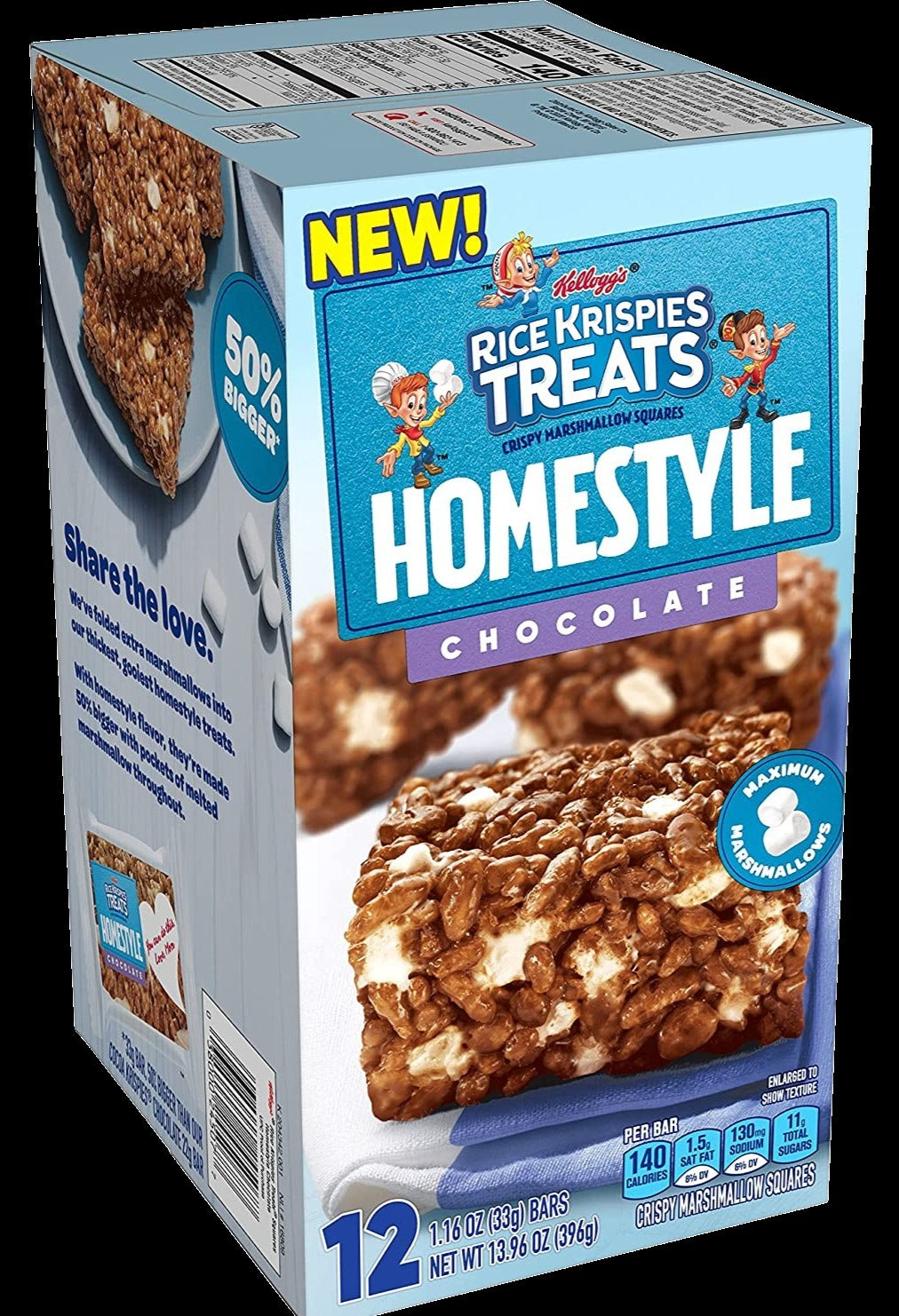 Chocolate Homestyle Marshmallow Crispy Treats (12 ct)