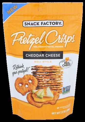 Pretzel Crisp Cheddar Cheese
