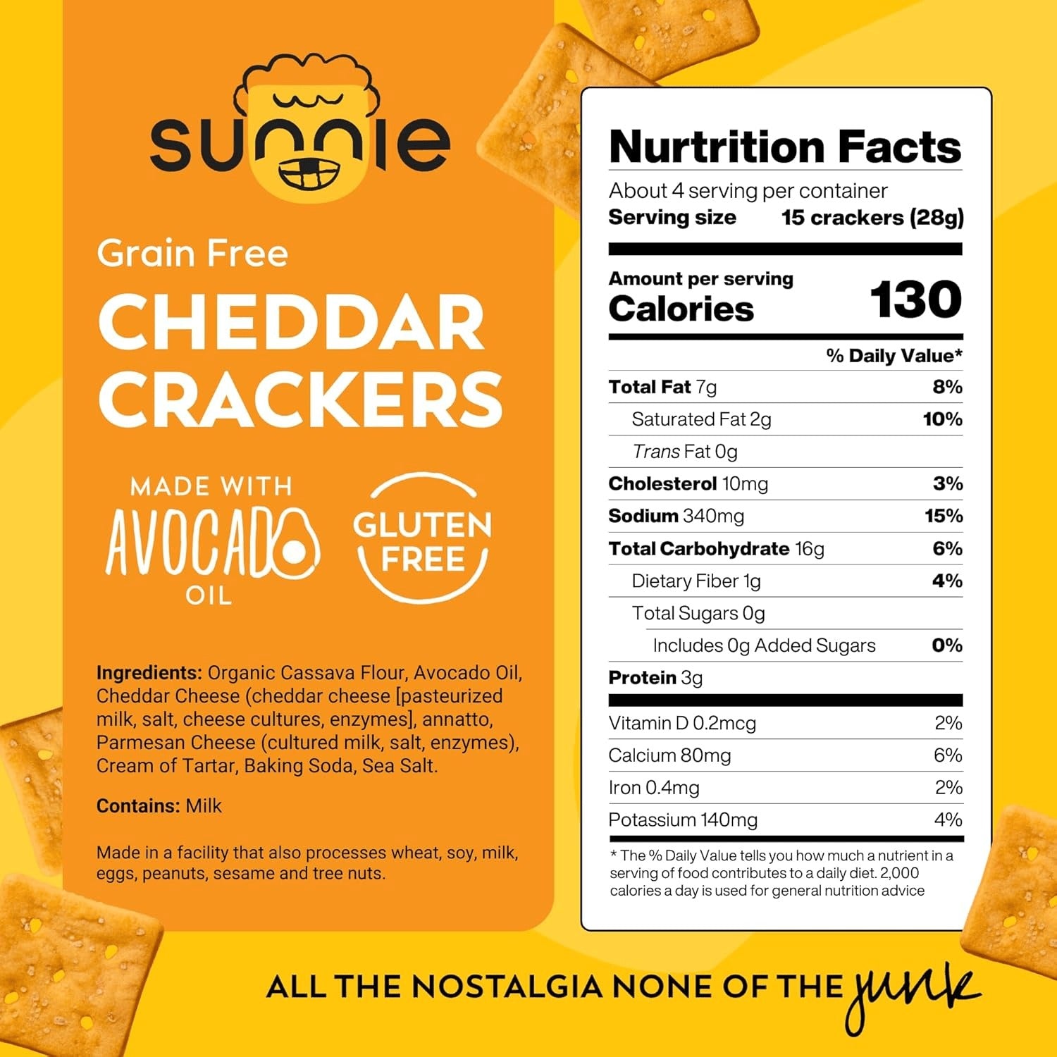 Grain Free Cheddar Crackers