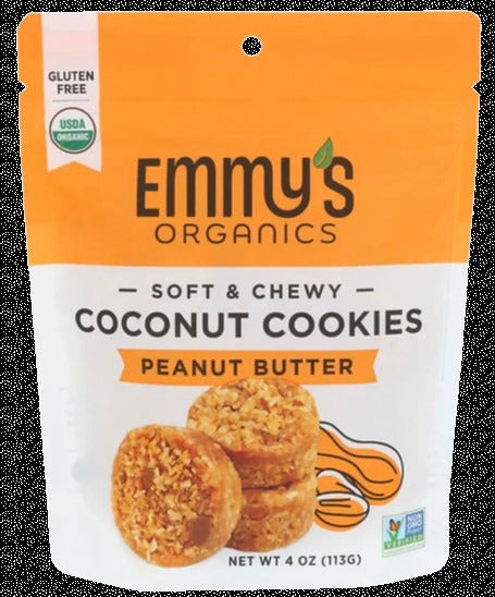 Organic Peanut Butter Coconut Cookies